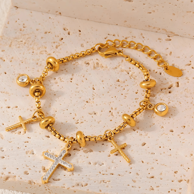 Faith & Nature Charm Bracelet Stack