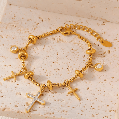 Faith & Nature Charm Bracelet Stack