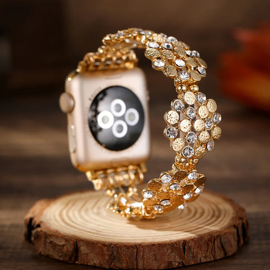Crystal Cascade Apple Watch Band