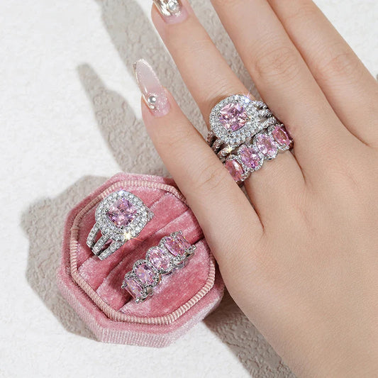 Legacy Heirloom Halo Ring Set