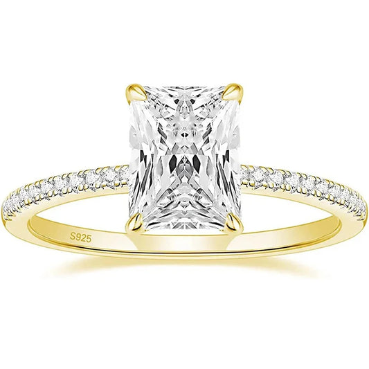 Forever Brilliant Pavé Solitaire Ring